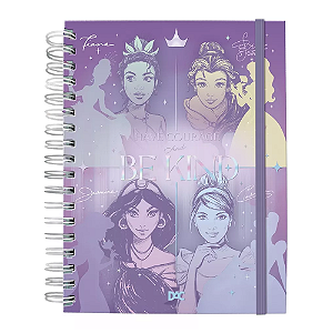 Caderno Smart Universitário Princesas Disney 10 máterias com 80 Folhas Reposicionáveis 90g - DAC
