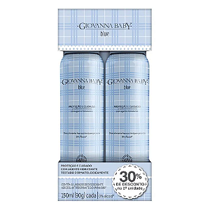 Kit Desodorante Antitranspirante Aerosol Giovanna Baby Blue 2 un