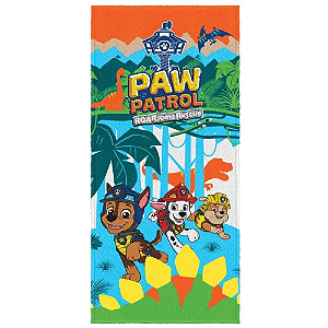 Toalha De Banho Felpuda Patrulha Canina Menino Lepper 60cmx1,20m