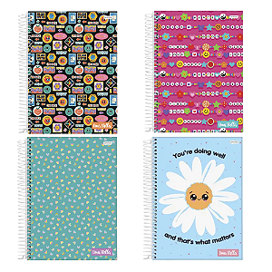 Caderno Universitário 15 Matérias Capa Dura 240 Folhas Stella Jandaia Sortido