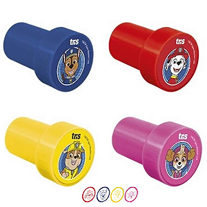Kit Com 4 Carimbos Autotintados Patrulha Canina Tris.