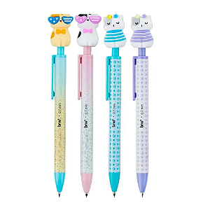 Lapiseira Cats 0.7mm Gatinhos BRW Sortida