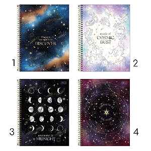 Caderno Universitário 20 Materias 320 Folhas Magic Tilibra Sortido