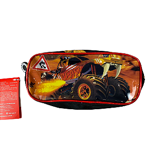 Estojo Colegial Carros GoSuper Preto