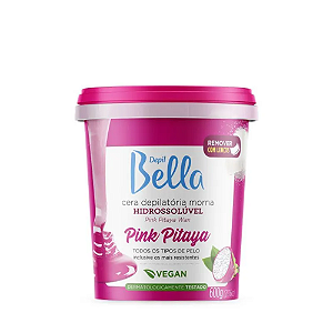 Cera Depilatória Hidrossolúvel Depil Bella Pink Pitaya 600g