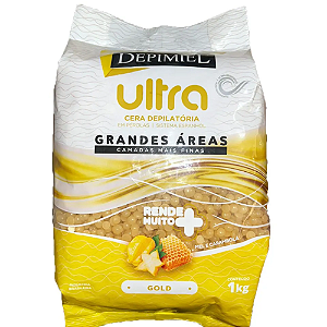 Cera Depilatória Depimiel Sistema Espanhol Ultra 1kg Gold