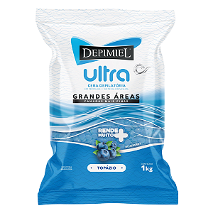 Cera Depilatória Depimiel Sistema Espanhol Ultra 1kg Topázio