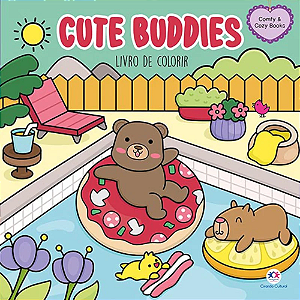 Livro Para Colorir Cute Buddies - 48 Páginas 120g Ciranda Cultural