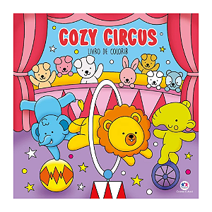 Livro Para Colorir Cozy Circus - 48 Páginas 120g Ciranda Cultural