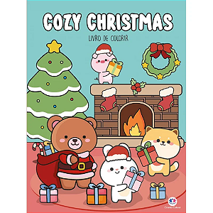 Livro Para Colorir Cozy Christmas - 32 Paginas 120g Ciranda Cultural