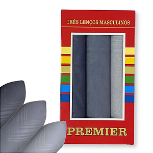Lenços Presidente Premier 32x32cm Com 3 UND -  REF: 2405
