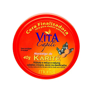 Cera Finalizadora Muriel Vita Capili Manteiga de Karité 40g