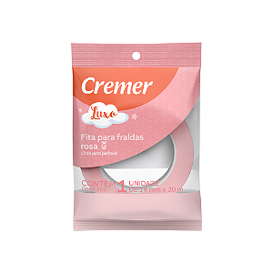 Fitas para Fraldas Cremer Luxo Rosa