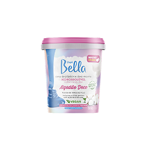 Cera Depilatória Hidrossolúvel Algodão Doce Depil Bella  600g