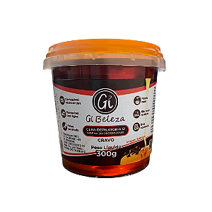 Cera Depilatória Hidrossolúvel Cravo Gi Beleza 300g