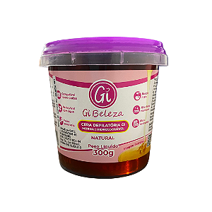 Cera Depilatória Hidrossolúvel Tradicional Gi Beleza 300g