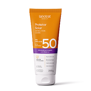 Protetor Solar Corporal & Facial Labotrat FPS 50 UVA+UVB Gel Creme Dermo Sun 200g Toque Seco