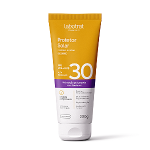 Protetor Solar Corporal & Facial Labotrat FPS 30 UVA+UVB Gel Creme Dermo Sun 200g Toque Seco