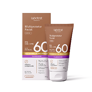 Multiprotetor Facial Labotrat FPS 60 UVA+UVB Creme Dermo Sun 50g Cor Bronze