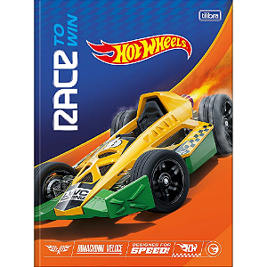 Caderno Brochura Capa Dura Universitário Hot Wheels 80 Folhas Tilibra Sortidos