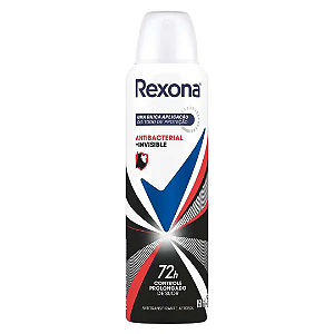 Desodorante Aerosol Rexona Antibacterial Invisible 150ml
