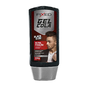 Gel Cola Fixed Black Preto 200g
