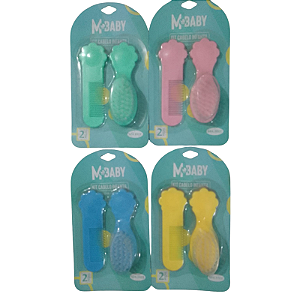 Kit Cabelo Bebê Escova e Pente MBABY