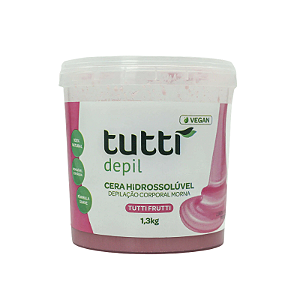 Cera Hidrossolúvel Morna Tutti Depil Tutti-Fruti 1,3kg