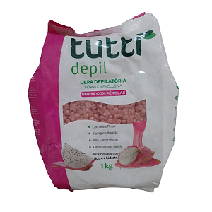 Cera depilatória Tutti Depil Pitaya com Pérolas 1kg