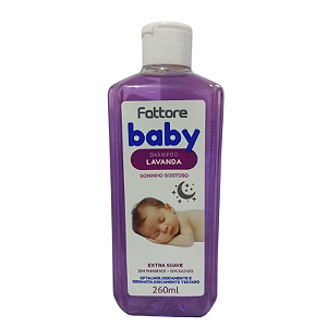 Shampoo Fattore Baby Lavanda Soninho Gostoso Extra Suave 260ml