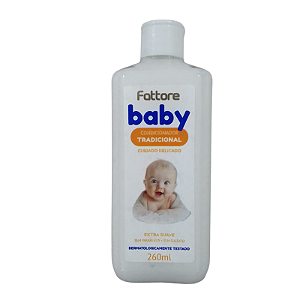 Condicionador Fattore Baby Tradicional Cuidado Delicado Extra Suave 260ml