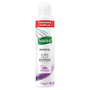 Desodorante Aerosol Suave Invisível 48h Proteção 200ml