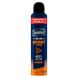 Desodorante Aerosol Suave Men Sport 48h Proteção 200ml
