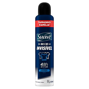 Desodorante Aerosol Suave Men Invisível 48h Proteção 200ml