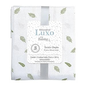 Fralda Luxo com Bainha Estampa Neutro Incomfral Ref:77029-003