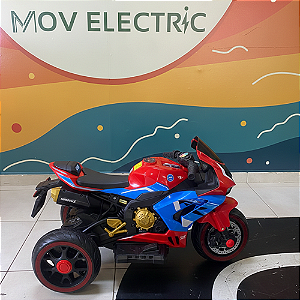 Moto Elétrica Infantil Edge Titan 12V - com Luzes de LED - Suporta até 25kg