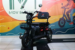 Triciclo Elétrico 3 Rodas Zig Bonmad 1000w 3 Pessoas