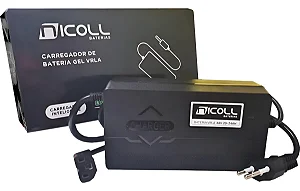 Carregador 48v 20ah - 24ah Nicoll Scooter Triciclo Elétrico Bateria Chumbo