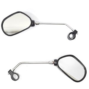 Retrovisor Universal Guidão Scooter Triciclo Bicicleta Elétrica Par