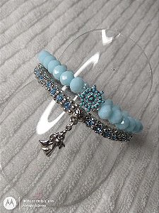 Duo de pulseiras de Yemanja