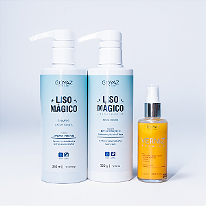 Kit Liso Mágico + Verniz Finalizador Premium