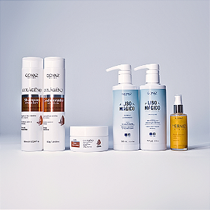 Kit Colágeno+ Kit Liso Mágico+ Verniz