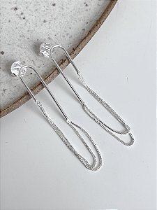 Brinco Vitória - Prateado