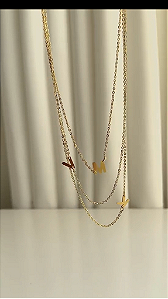 Colar Letra - LETRA D