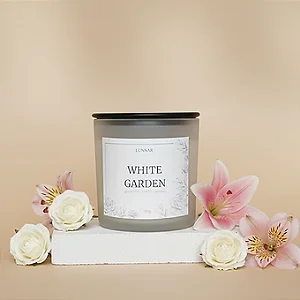 Vela Aromática White Garden