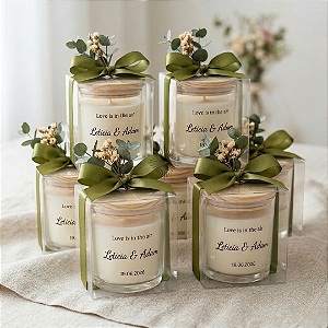 Vela Aromática Elegance Personalizada 10 un.