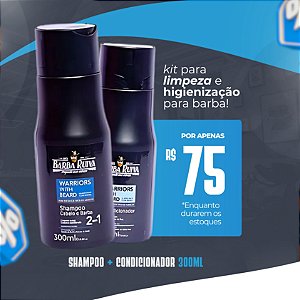 KIT SHAMPOO + CONDICIONADOR 300ML