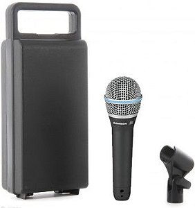 Microfone Dinâmico Samson Q8 Super Cardióide
