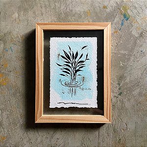 Quadro Folha D'água | 16x20cm