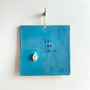 Azulejo em cerâmica ORI ME GUIA |  15x15cm